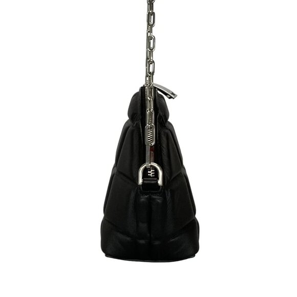 Auth BOTTEGA VENETA Padetto Mini Half Moon - Black Leather - Picture 4 of 14